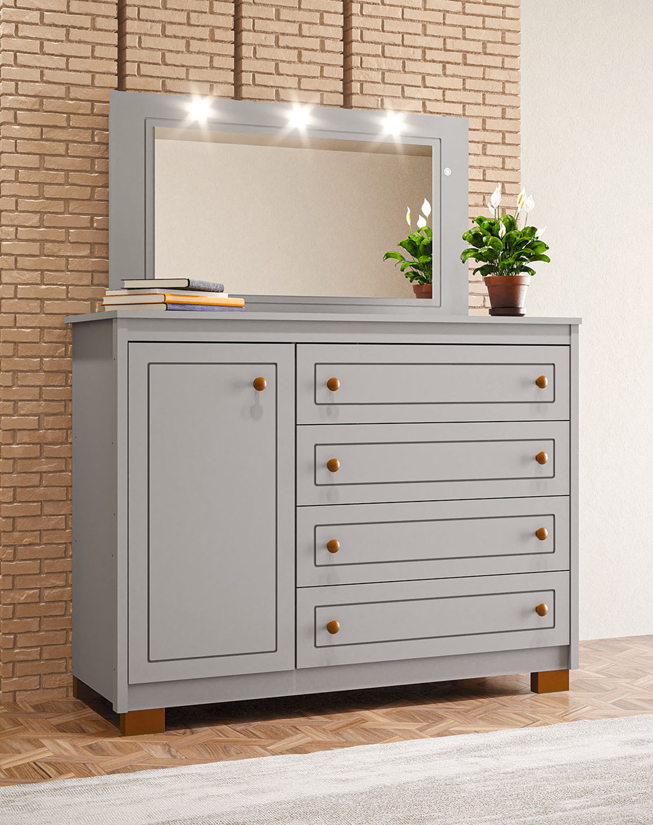 CÔMODAS DE 04 GAVETAS