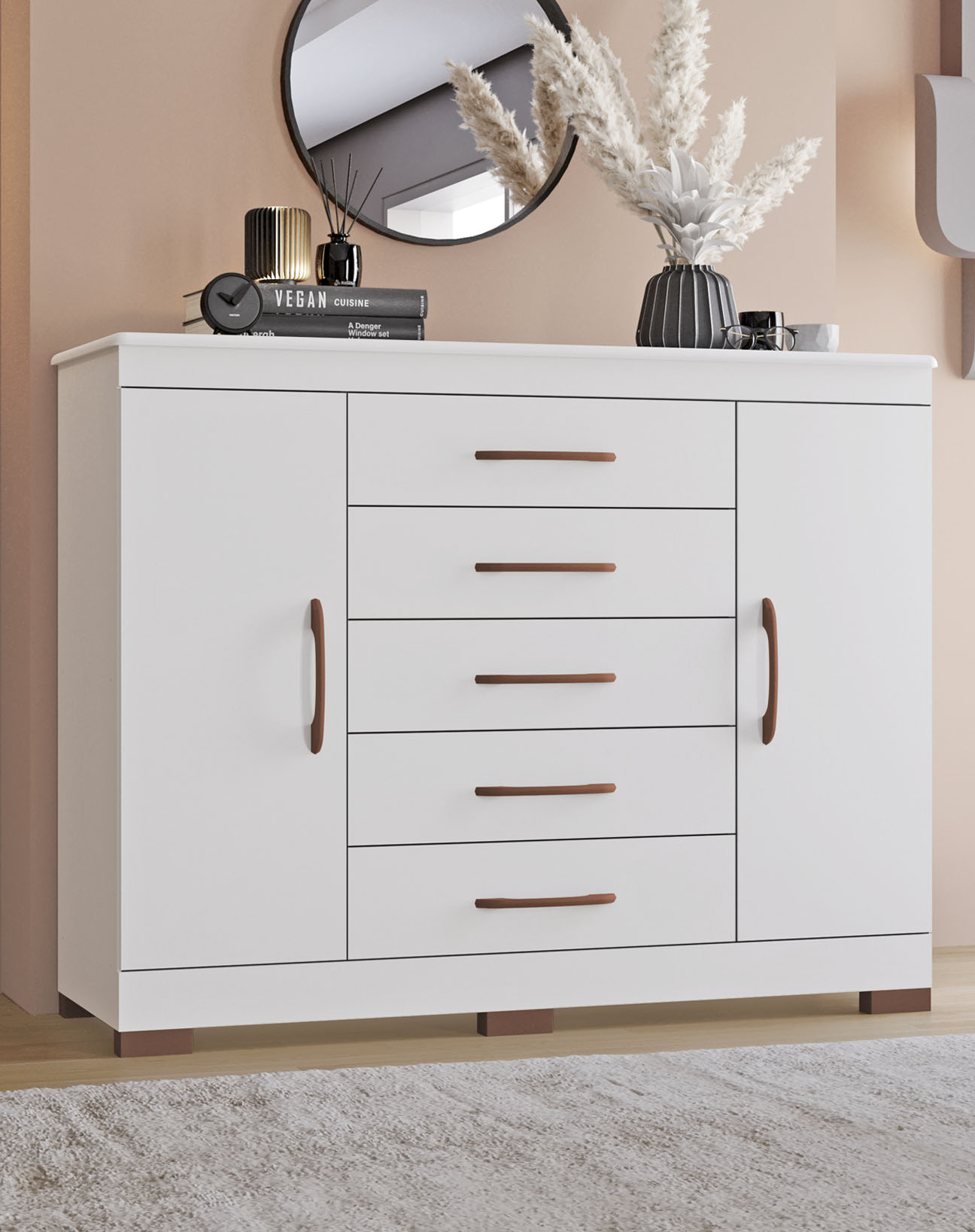 CÔMODAS DE 05 GAVETAS