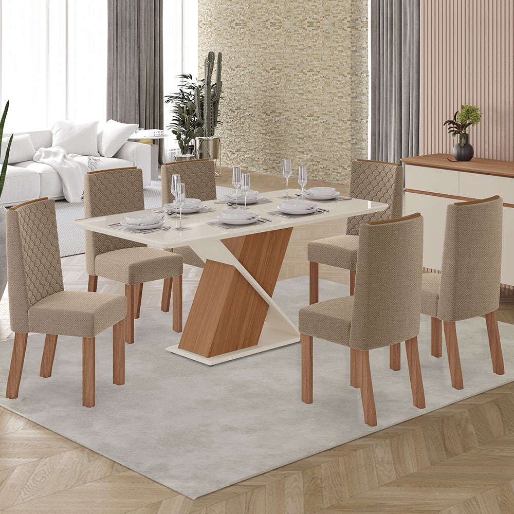 SALA SUZAN 1,60 +6 CAD ARIEL C/PES MDF