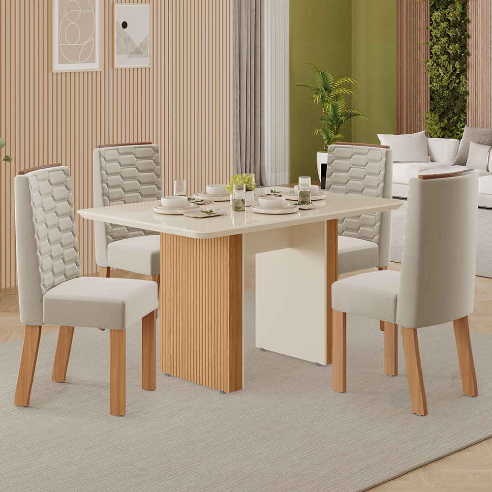 SALA HELENA 1,20 +4 CAD CORAL C/PES MDF