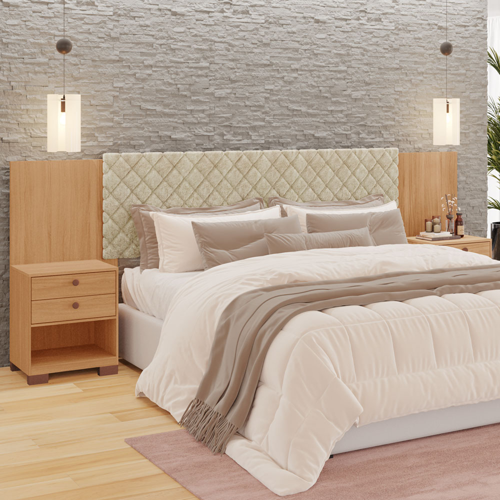 CABECEIRA BOX OURO NEW CASAL